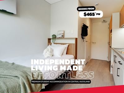 UniLodge Auckland Central Rooms From $465pw