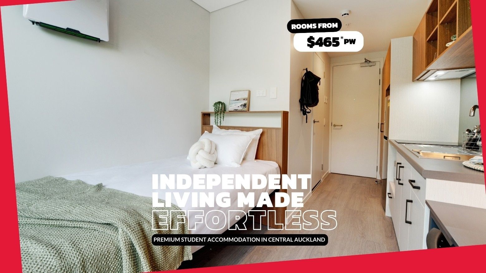 UniLodge Auckland Central Rooms From $465pw
