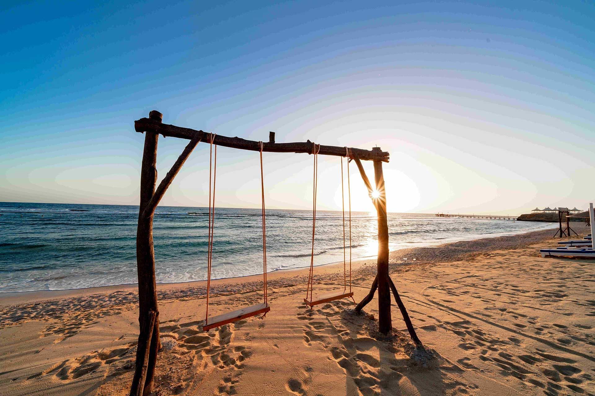 Beach near Pickalbatros Vita Resort in Portofino Marsa Alam
