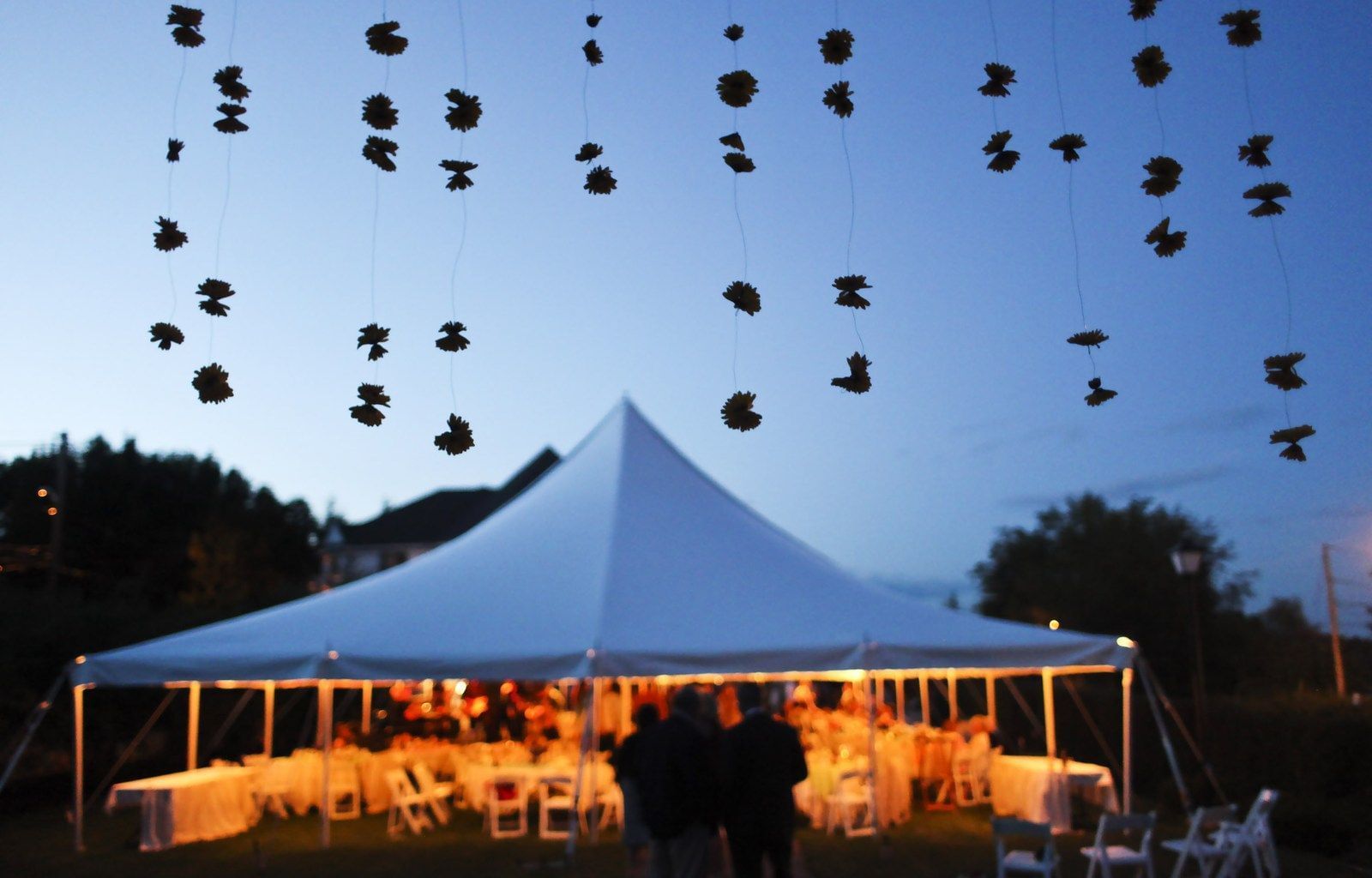 Outdoor wedding venue at Hay Creek Hotels