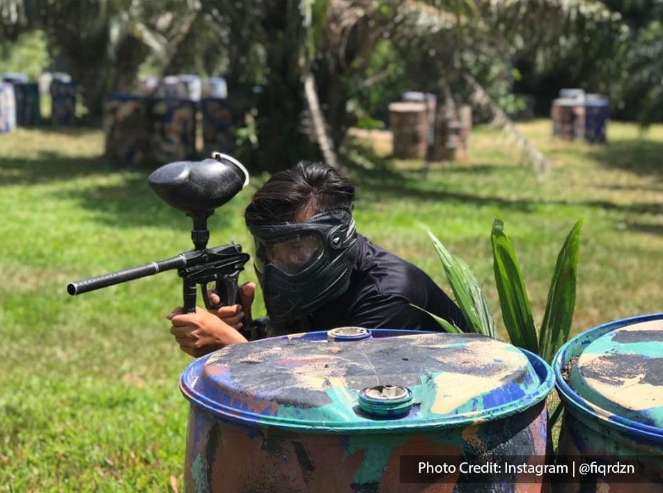 paintball war game at extreme park port dickson