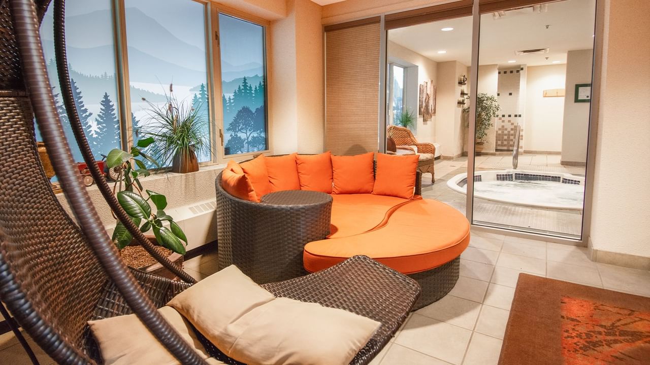 Indoor hot tub at Coast Hillcrest Hotel