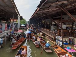 Damnoen Saduak Floating Market near Chatrium Hotel Riverside Bangkok