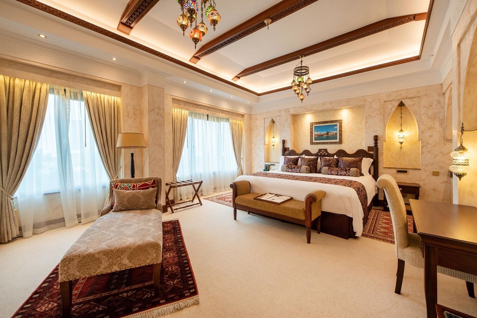 Chale Presidential Suite Bedroom at Nairobi Serena Hotel 