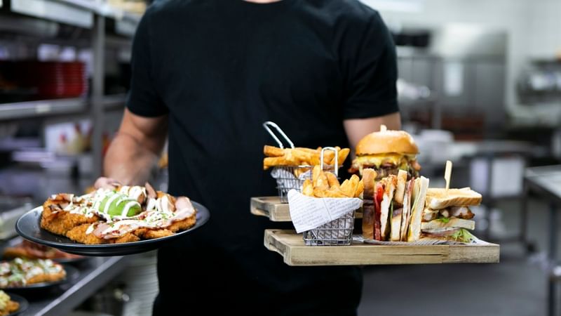 The food at the Fenians' Irish pub is healthy and delicious