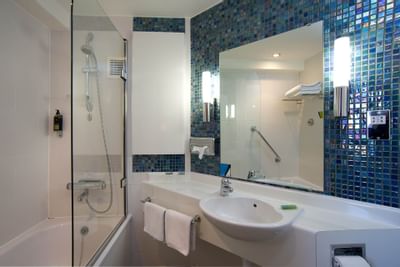 Interior of Standard Single bathroom at The View Eastbourne