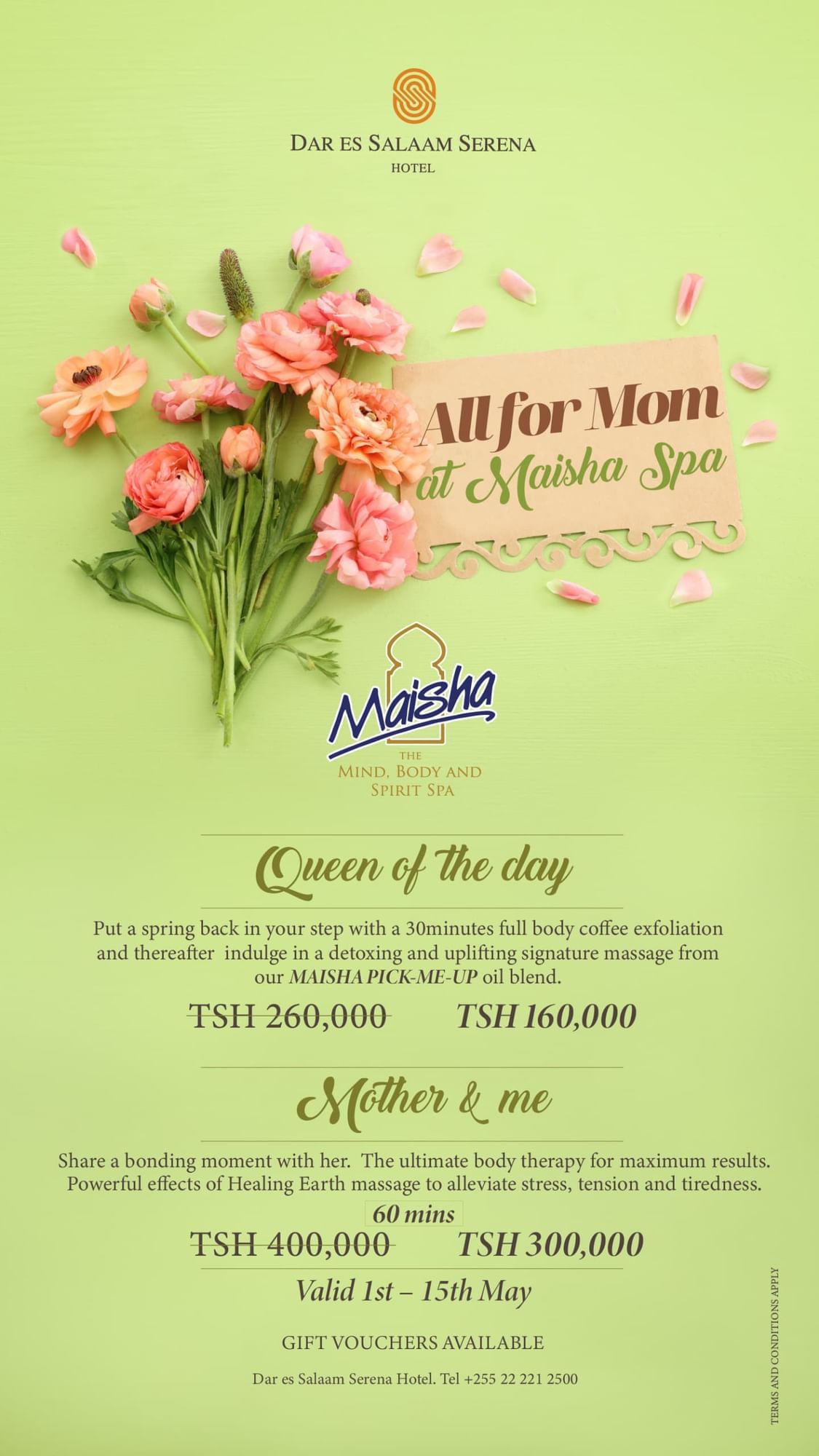 Mother's Day Maisha Spa Offer