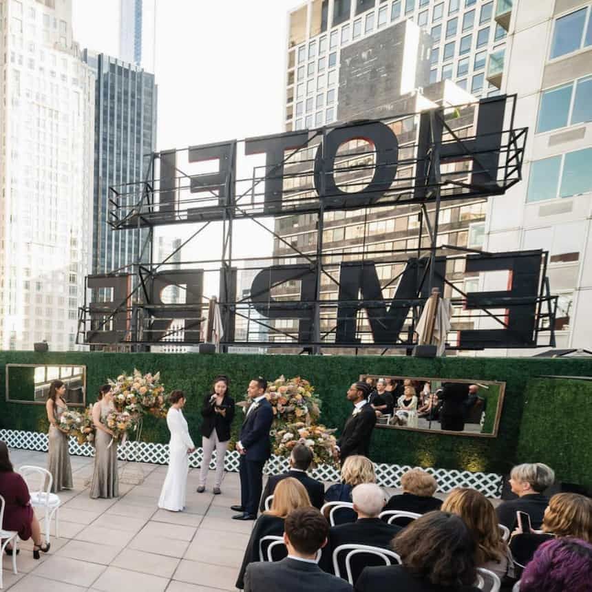 Weddings on the Empire Hotel Rooftop