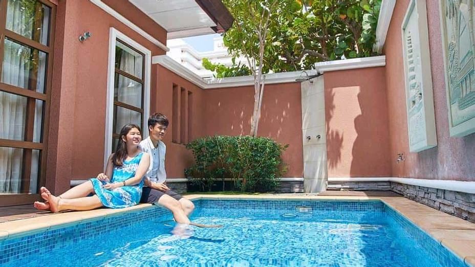 Deluxe Suite: Villa with Private Pool and Garden View in Port Dickson