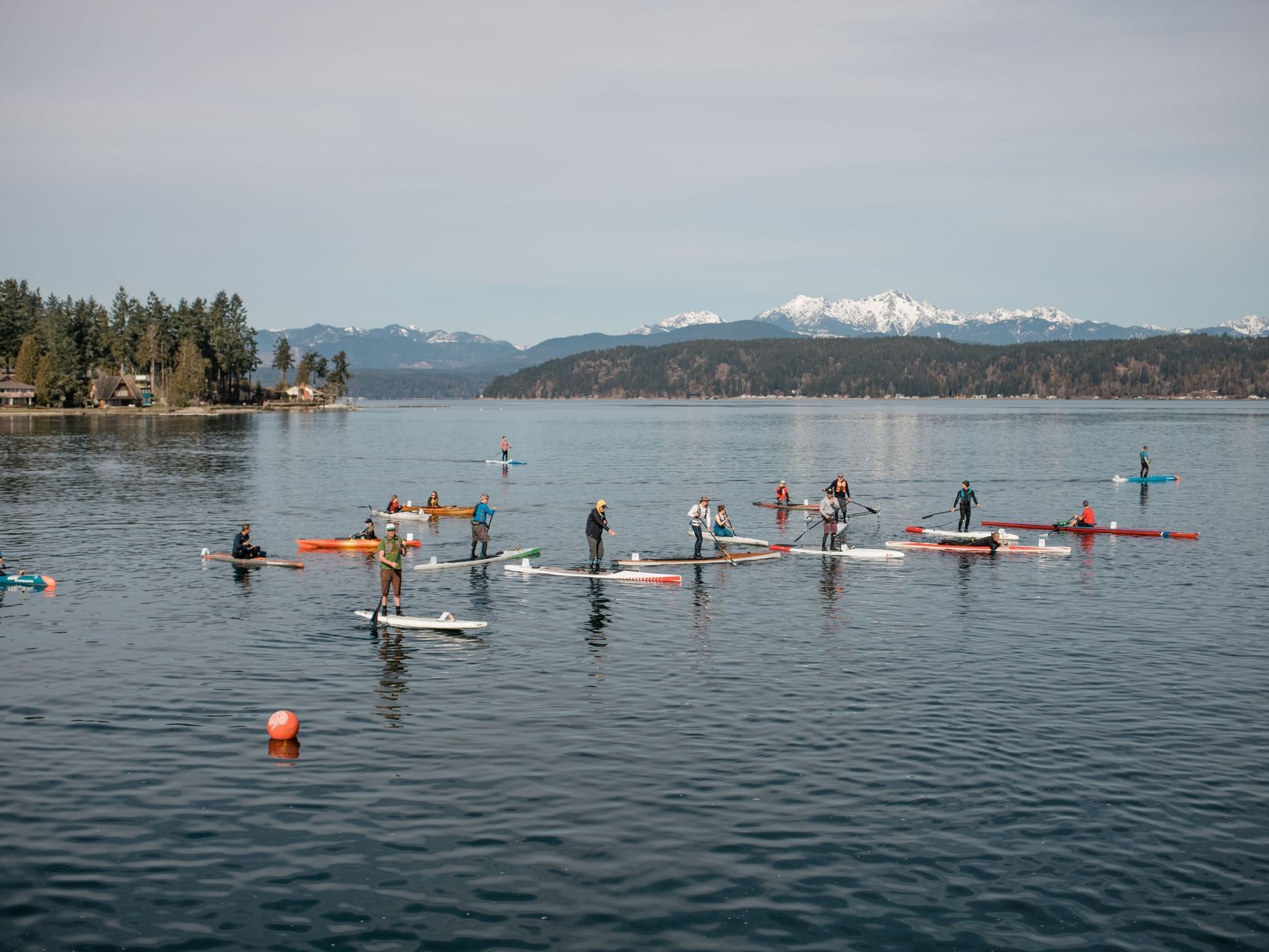 paddys day paddle at hood canal