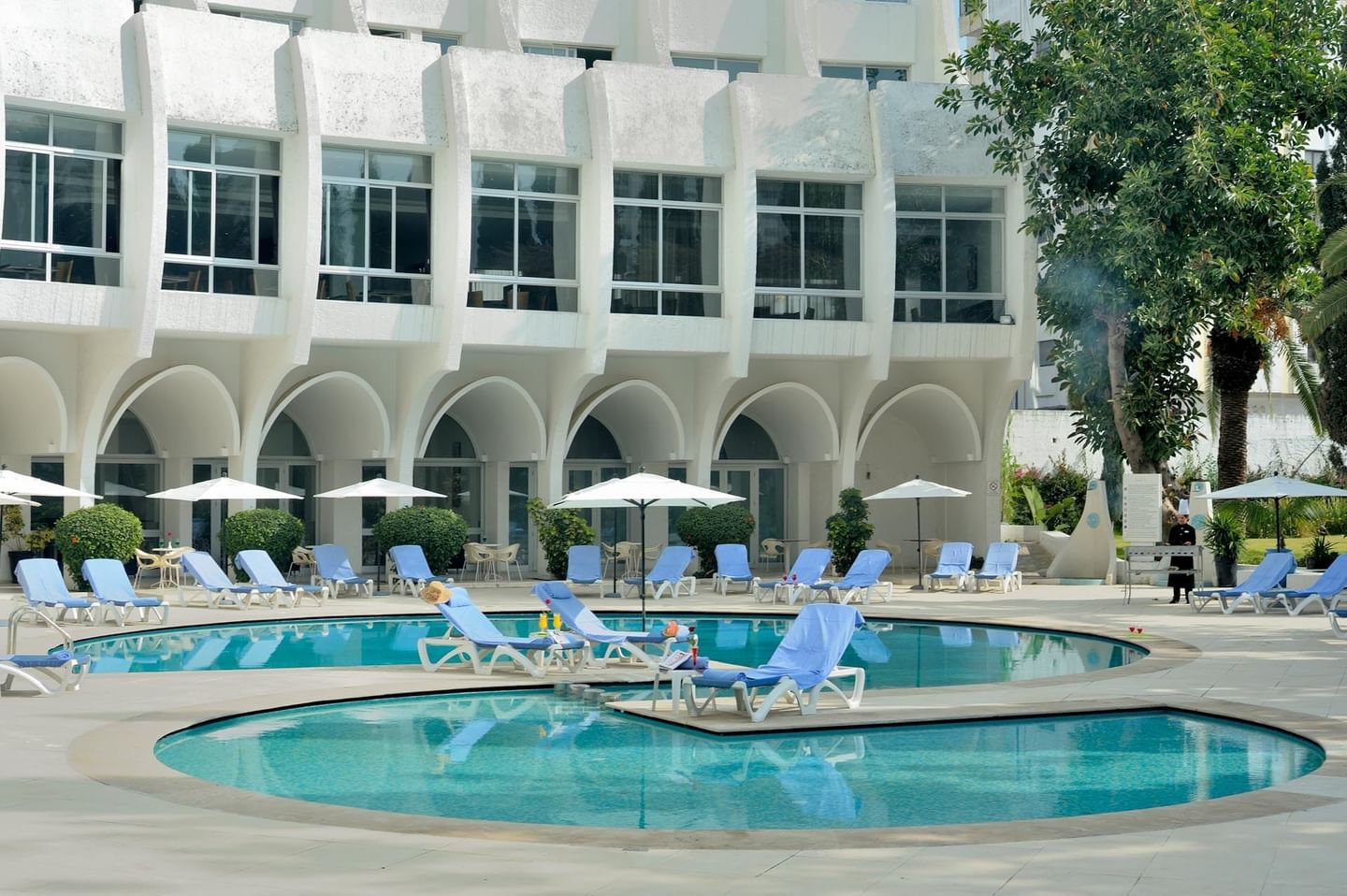 Pool at Kenzi Solazur Hotel in Tangier, Morocco