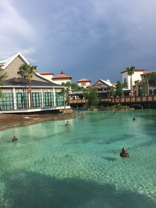 Pool area of The Lego Imagination Center near Lake Buena Vista Resort Village & Spa