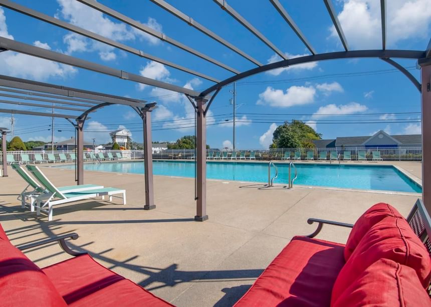 Outdoor pool area of Ogunquit Hotel & Suites at Ogunquit Collection