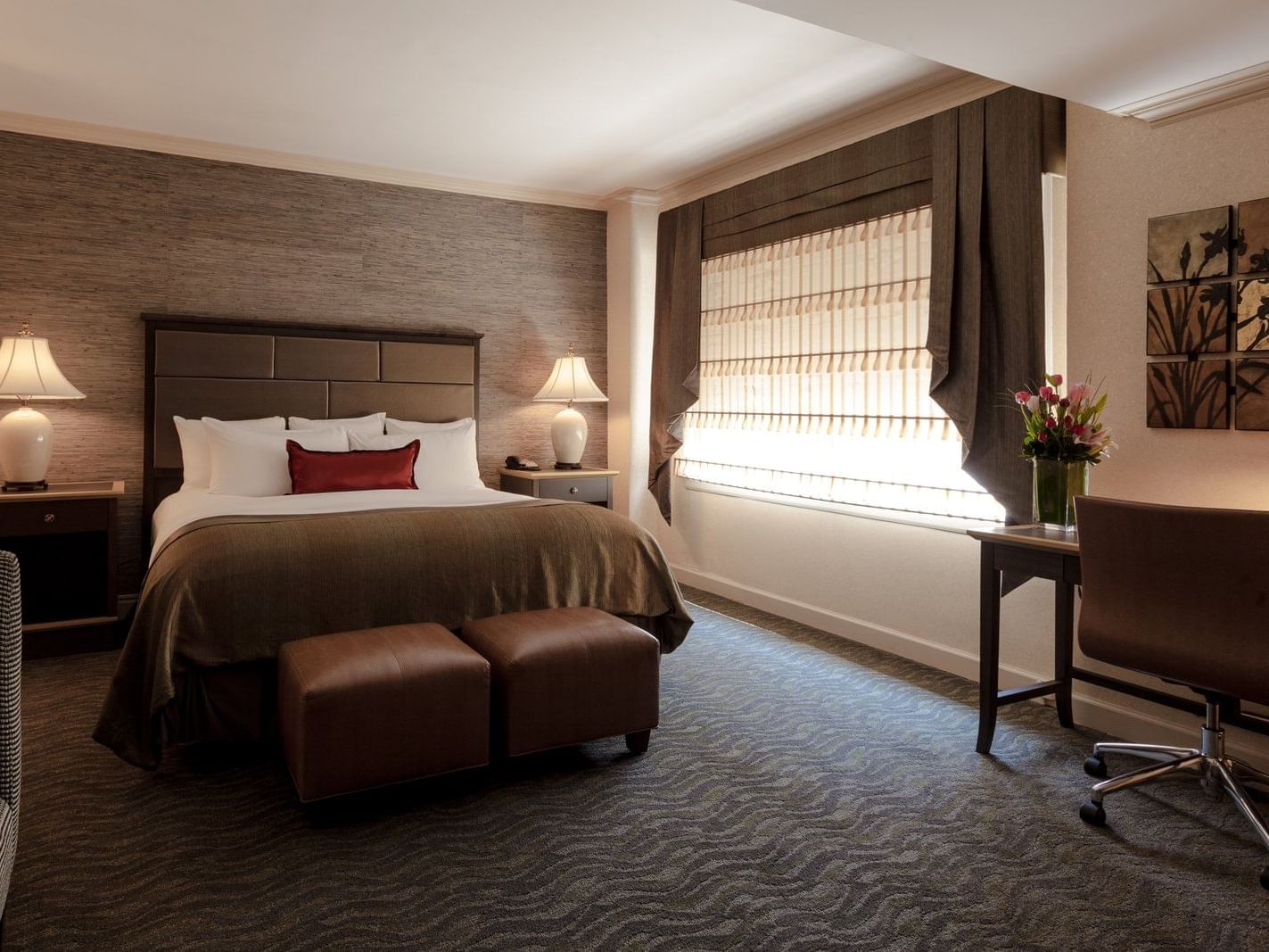 Superior King Room with a king bed at The Whitehall Hotel