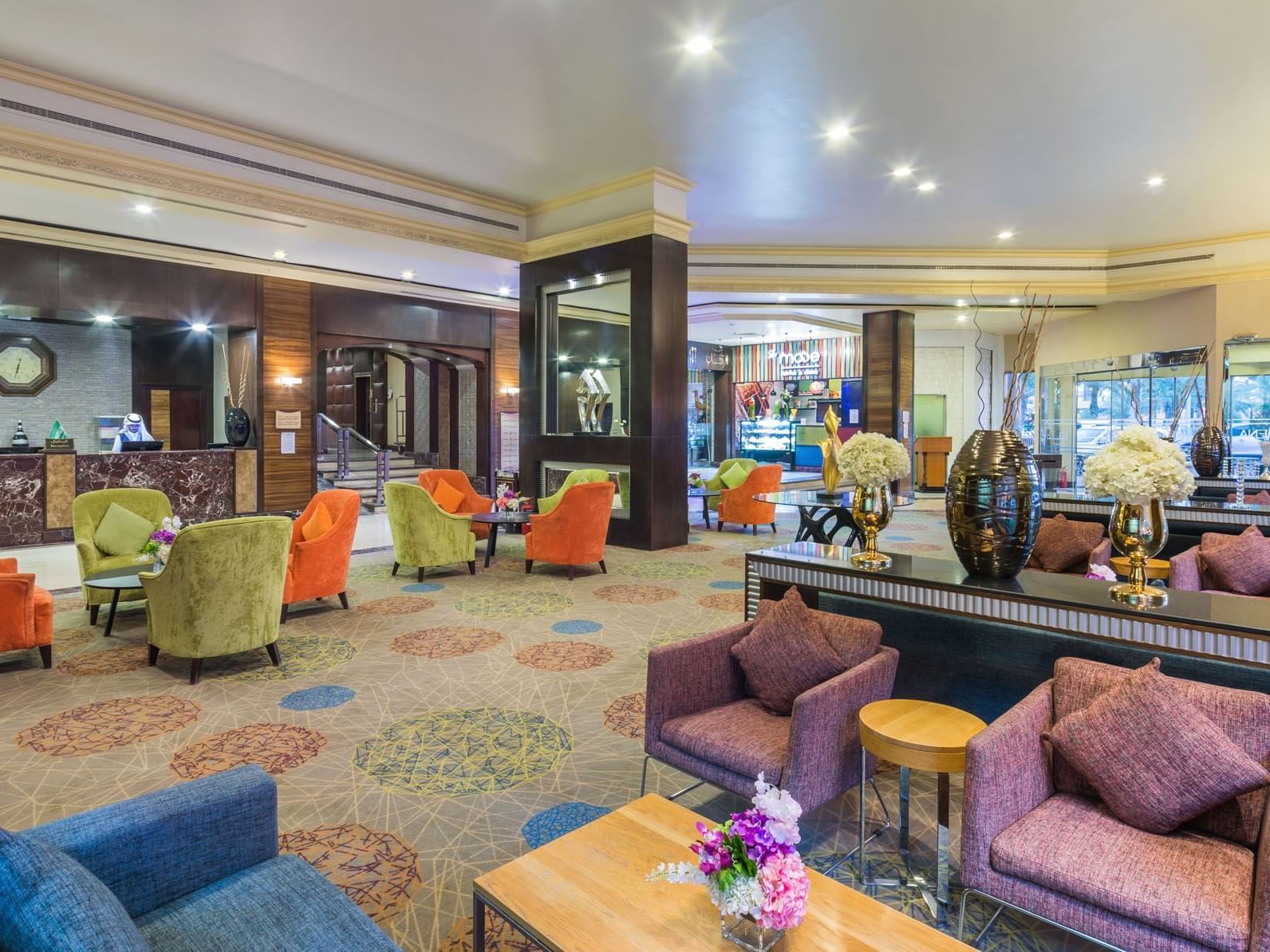 Lounge area with free WiFi at Mena Hotel Riyadh