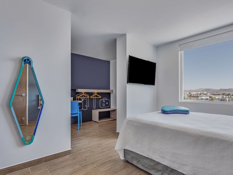 Interior de la habitación Estandar Queen en One Hotels