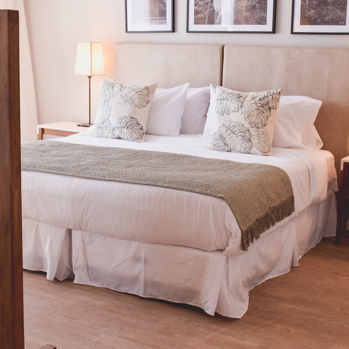 Bedroom arrangement in Executive Suite at DOT Hotels