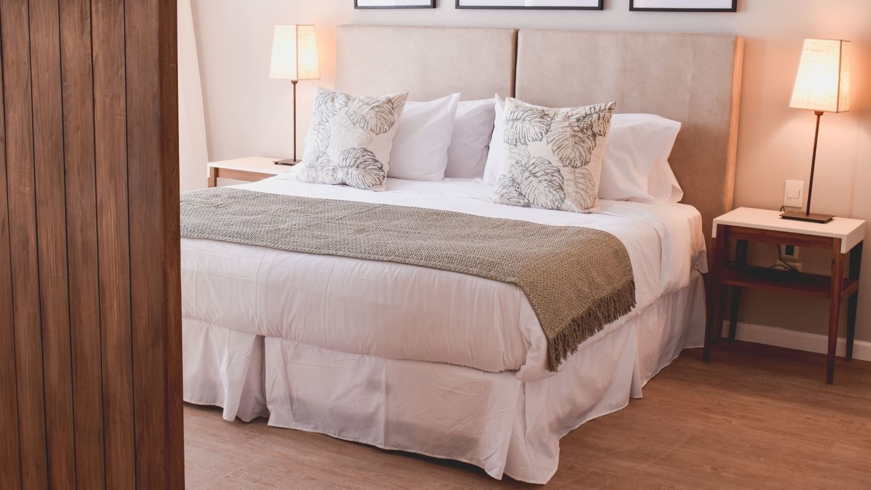 Bedroom arrangement in Executive Suite at DOT Hotels