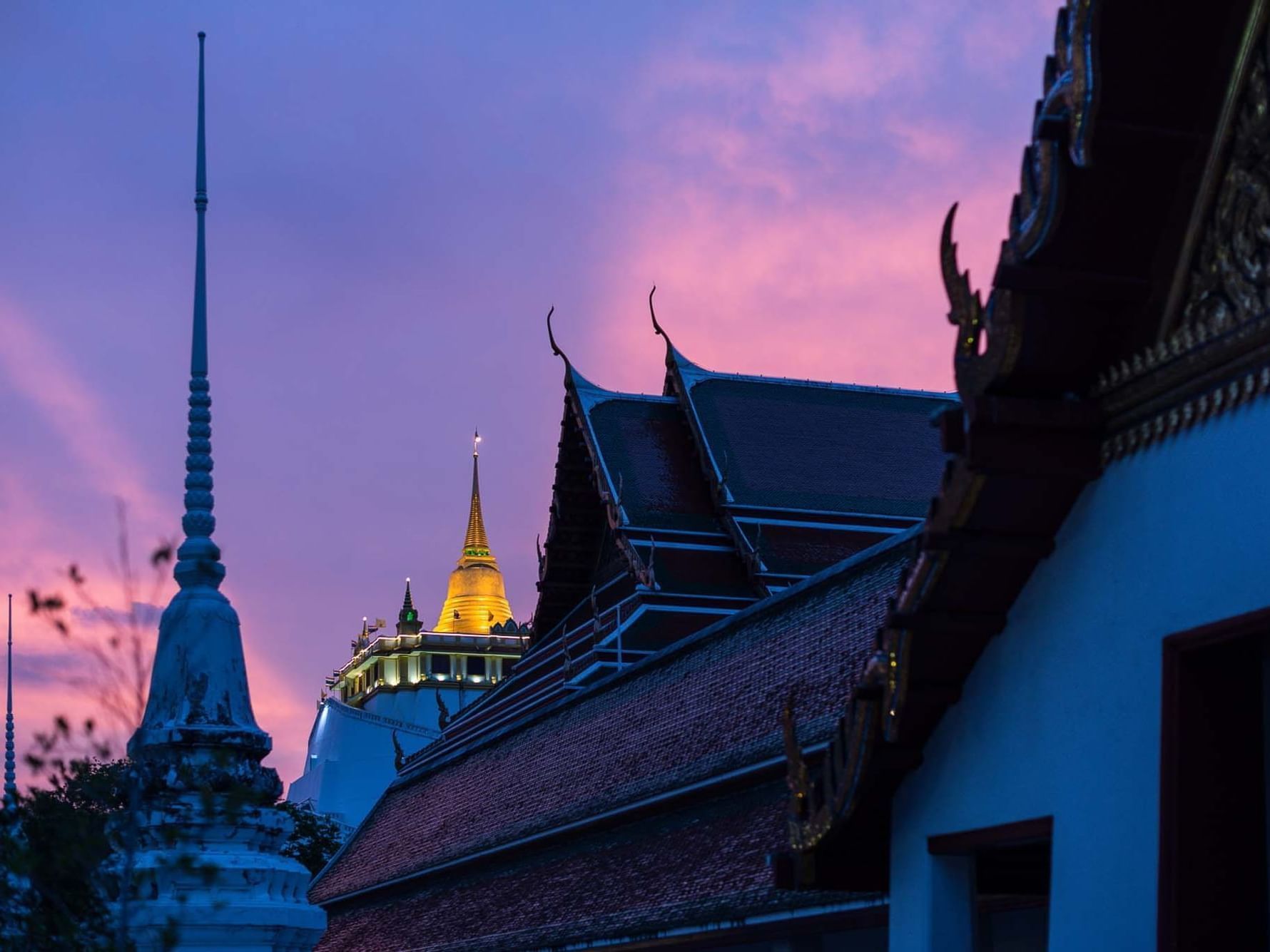 The Golden Mount (Wat Saket) near Chatrium Grand Bangkok