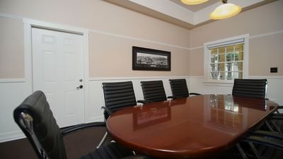 Interior view of a boardroom at Horton Grand Hotel