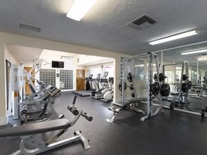 Fully equipped fitness center in Palm Coast at Legacy Vacation Resorts