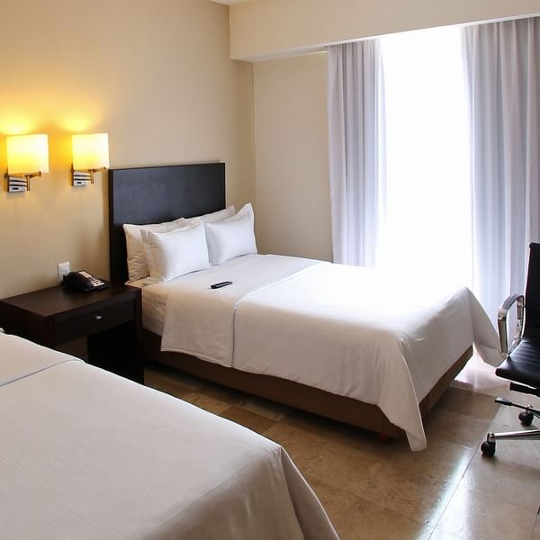 Two Double beds in Superior Room at Fiesta Inn