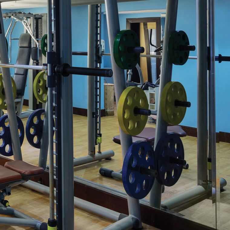 Fully equipped gymnasium at Mena Red Sea Place
