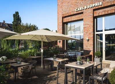 Terrace at ABION Berlin Villa