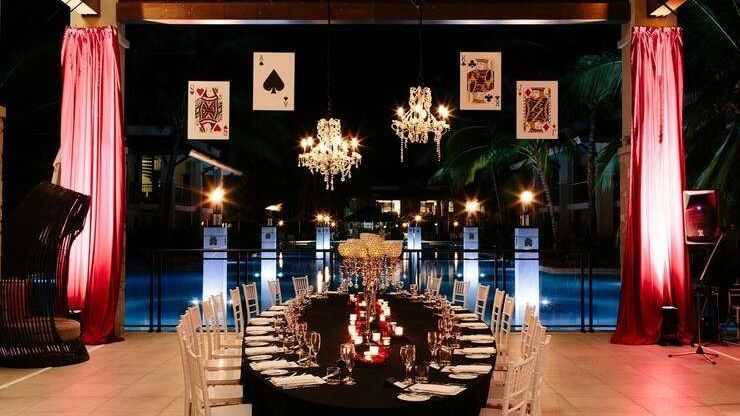 Night weddings at Pullman Port Douglas sea temple resort and spa