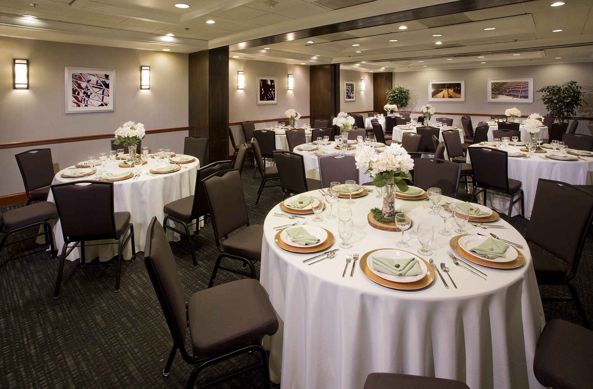 Sasquatch Room Banquet Set at Warwick Seattle