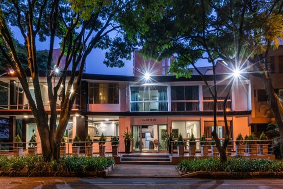 Front view of Asturias Medellin Hotel, Le Manoir Egina Hotels