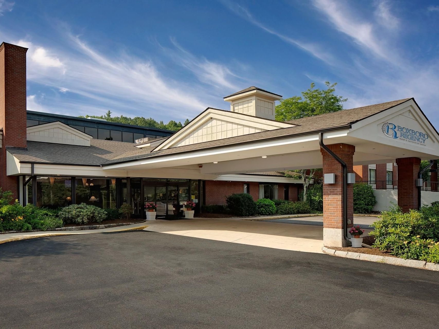 Exterior view of Boxboro Regency Hotel