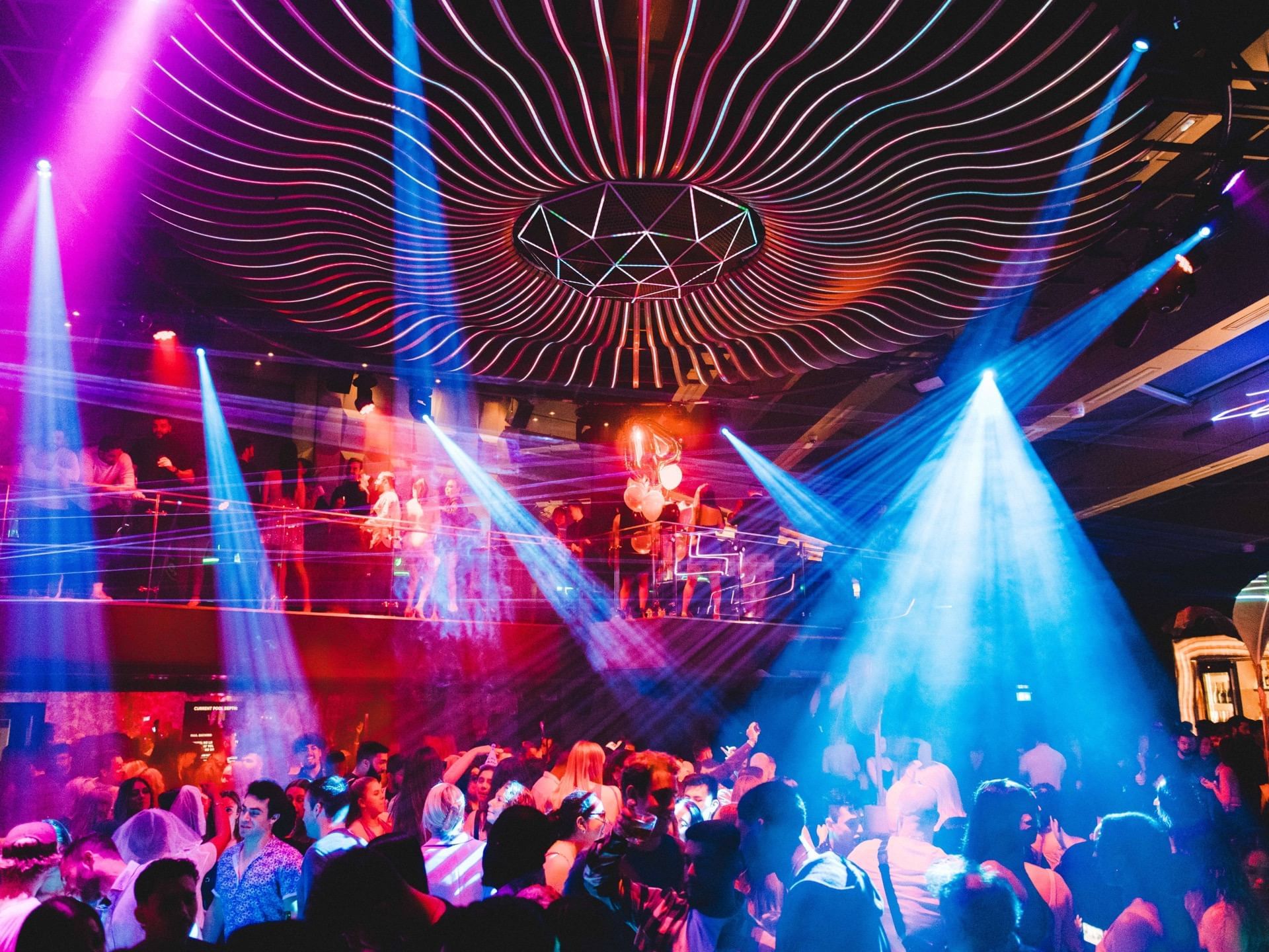 Luxury Nightclub with lights and lazers