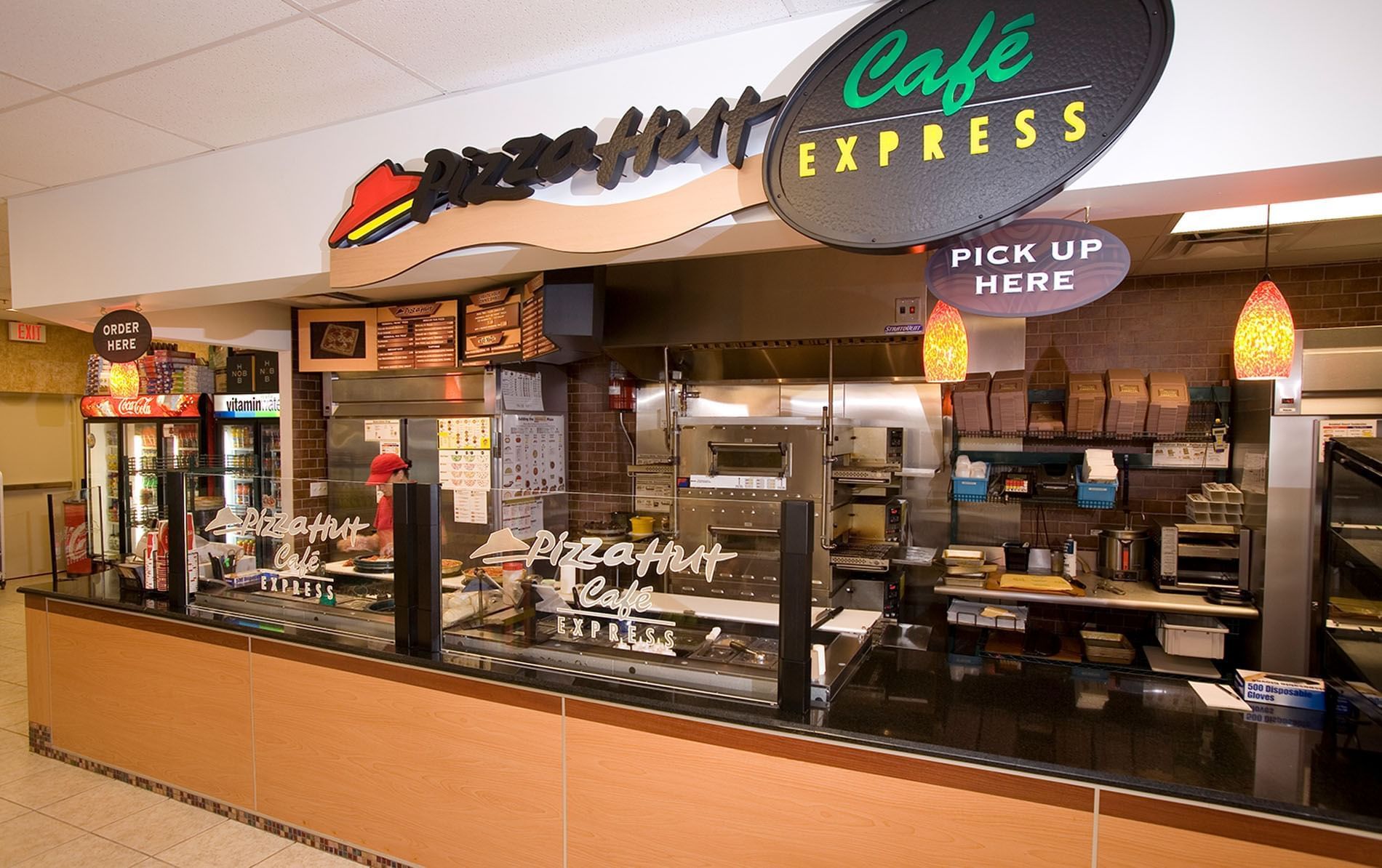 Pizza Hut Express counter at Lake Buena Vista Resort Village & Spa