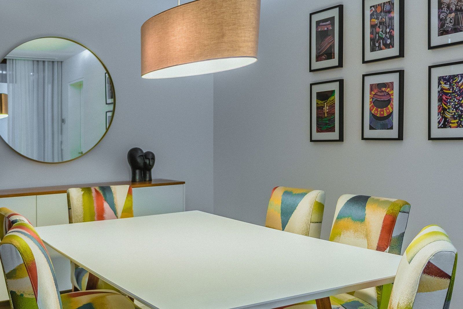 Dining area in the Villa Mar Room at Polana Serena Hotel