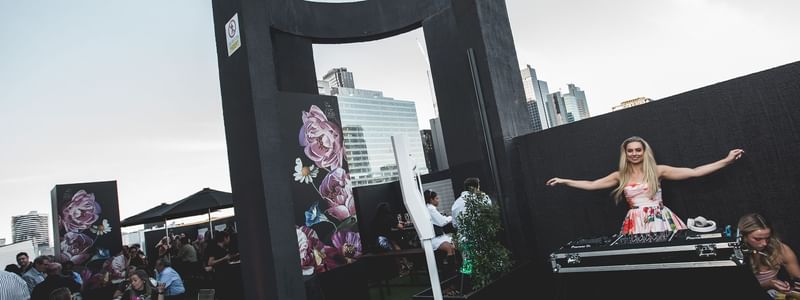New year's eve in Blossom Rooftop at Pullman Melbourne City