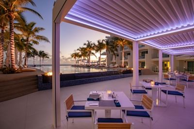 Dining area by the pool, The Morgan Resort Spa Village