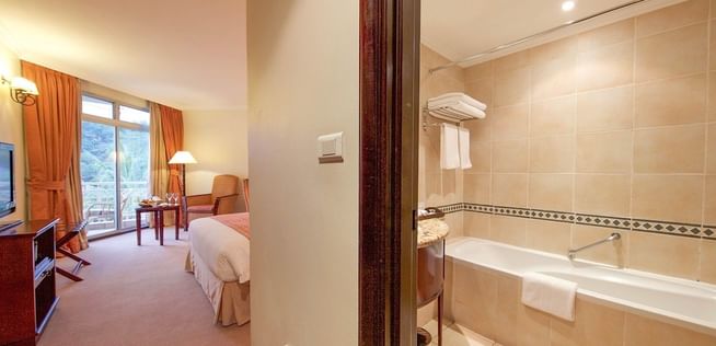Interior of the Superior Room at Lake Kivu Serena Hotel