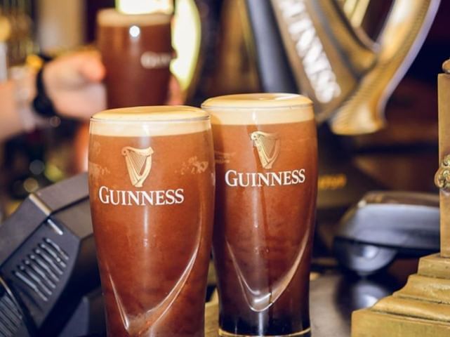 Close-up of two ice coffee glasses at The Grease Sydney