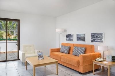 Sunset Bay Club One Bedroom Living Room