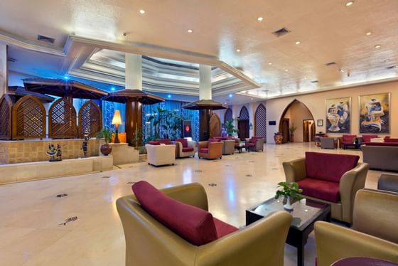 Lobby of the Azalai Bamako hotel