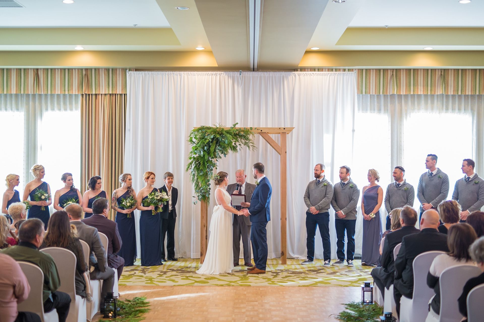 Canmore rocky mountain wedding at Coast Hotels
