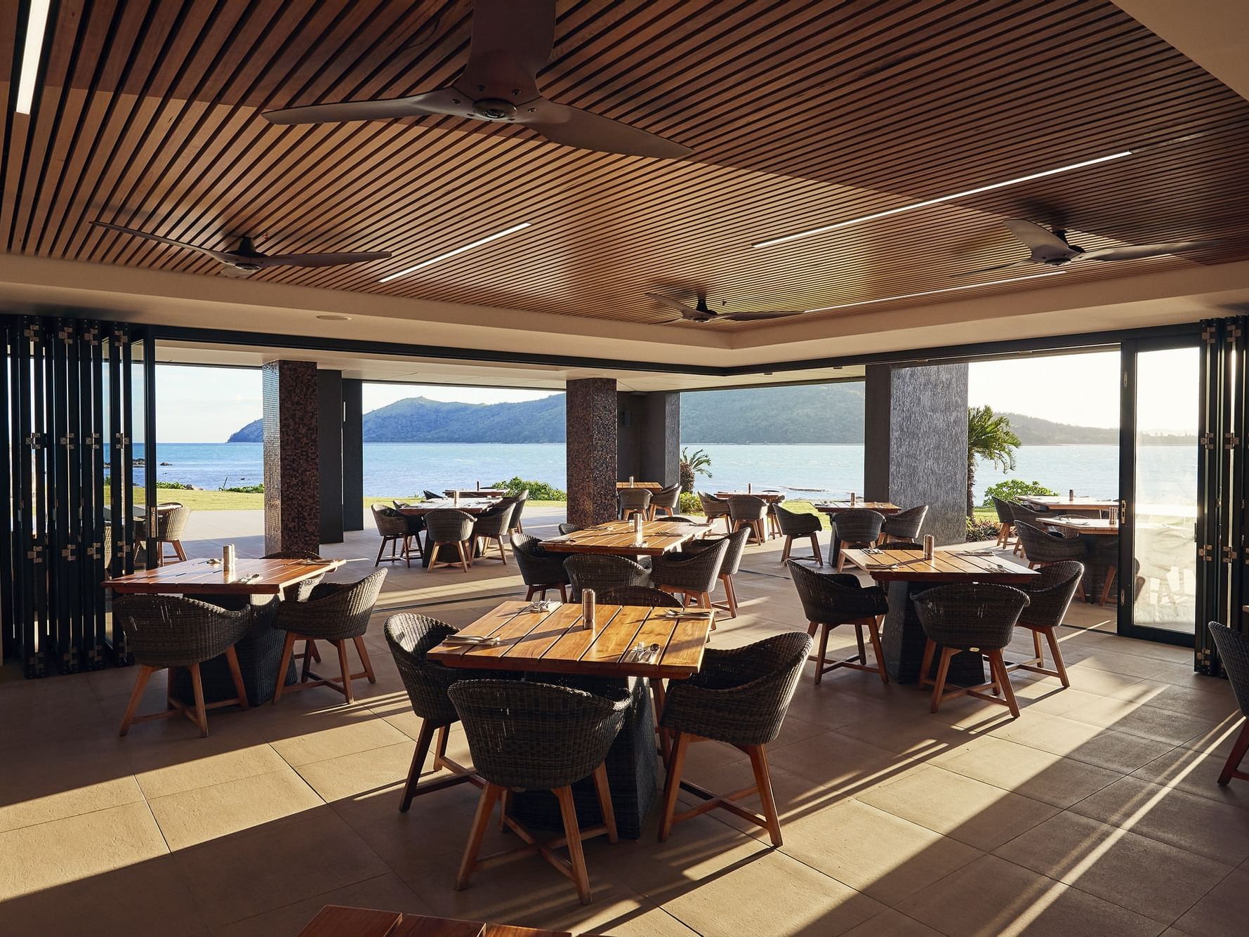 Dining area in Inkstone Kitchen & Bar at Daydream Island Resort