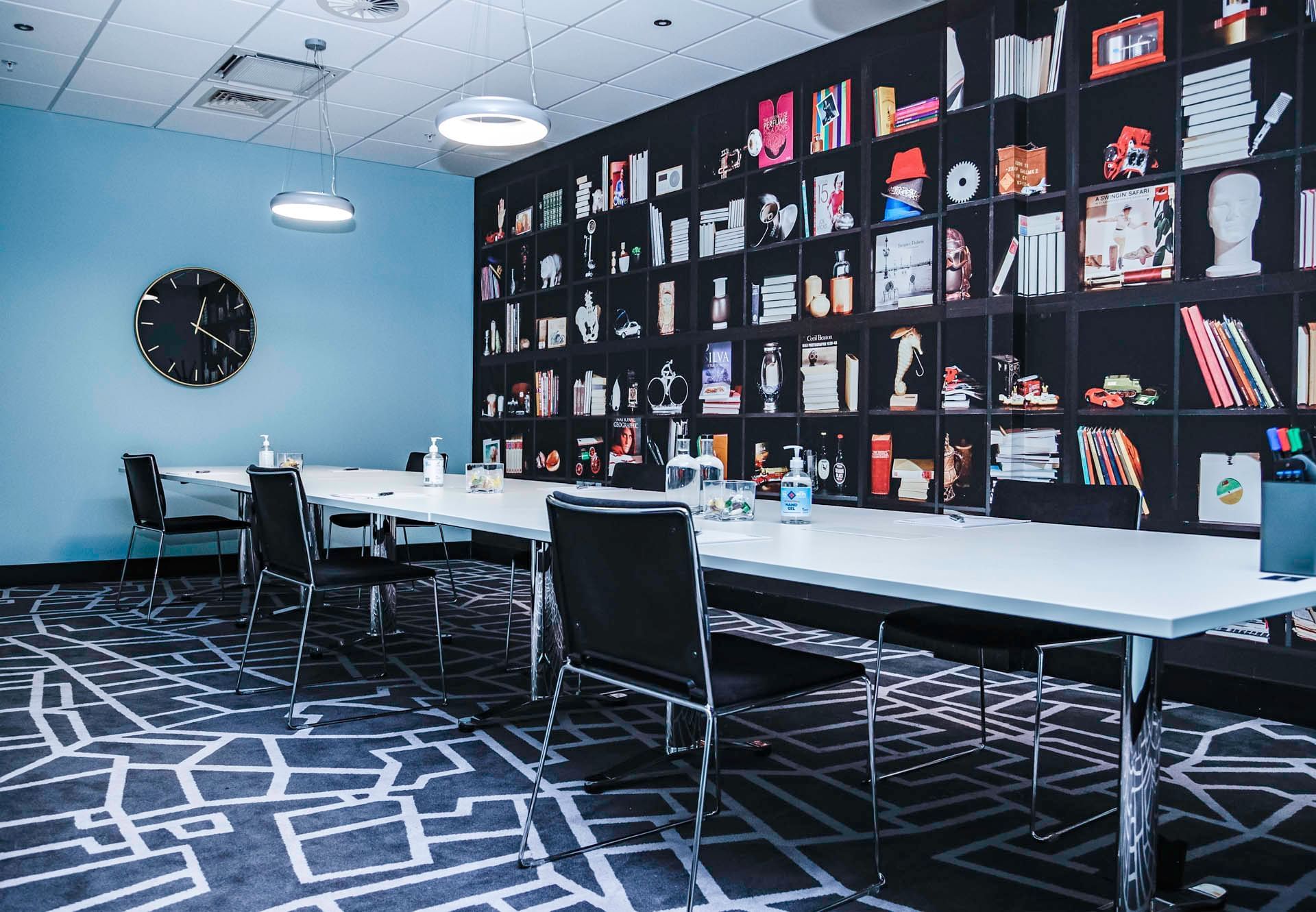 Table arrangement in a Meeting Room at Village Hotels