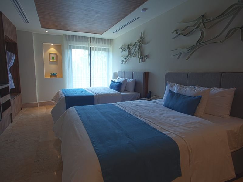 2-Double Beds in Junior Suite, Naay Tulum Curamoria Collection