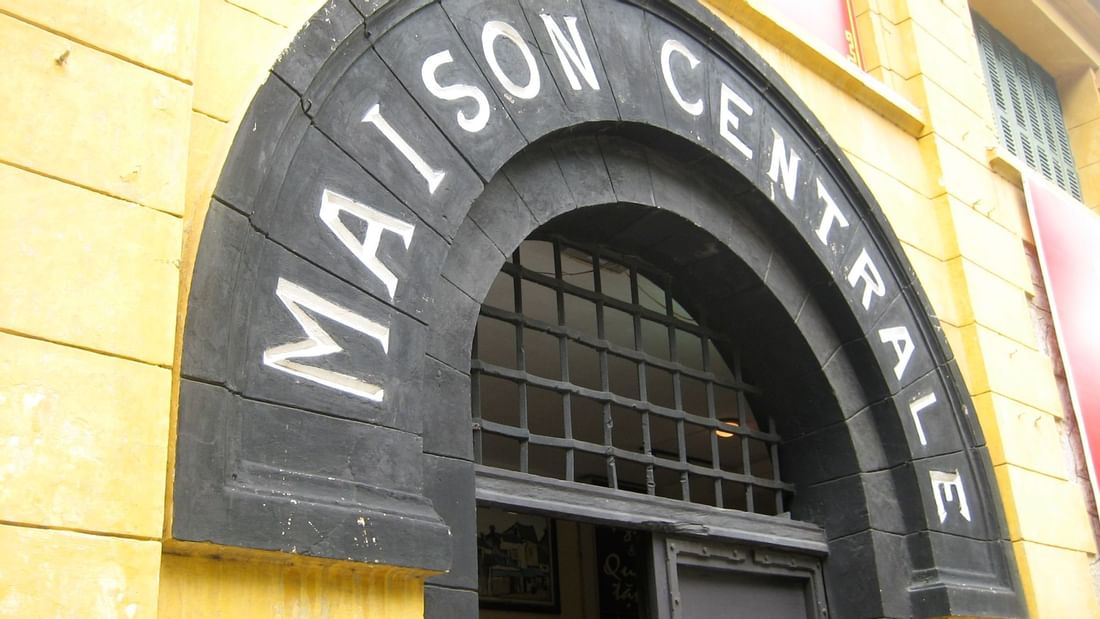 Exterior view of Hoa Lo Prison Relic entrance near Sunway Hotel Hanoi