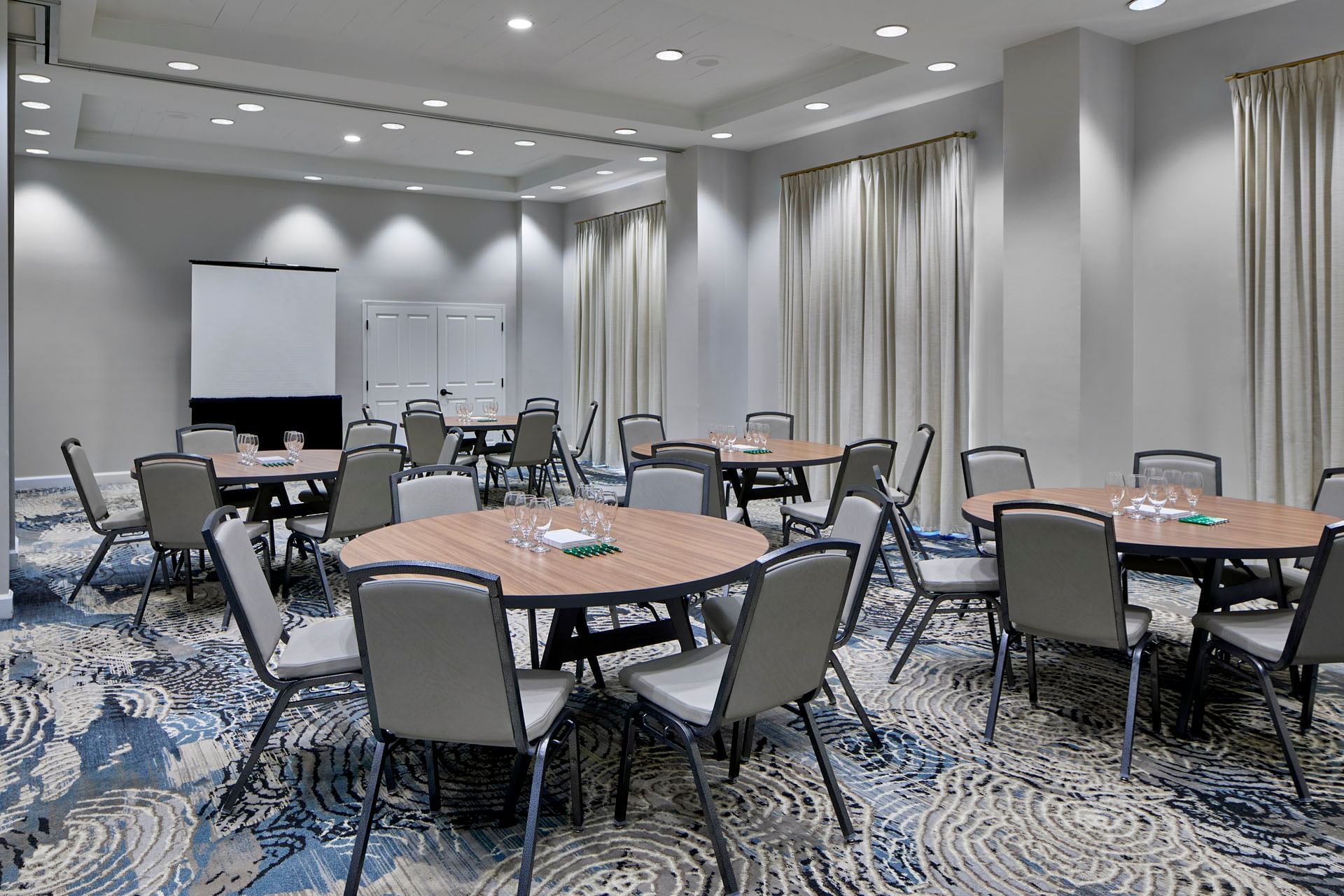 Sabal Ballroom at the Inn at Celebration can be configured for receptions, top celebration FL wedding venues