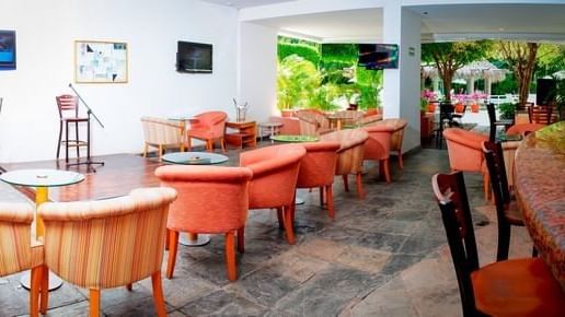 Interior of the Dining area at Gamma Plaza Ixtapa
