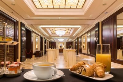 Tasty healthy foods dining at Intercontinental Kyiv hotel