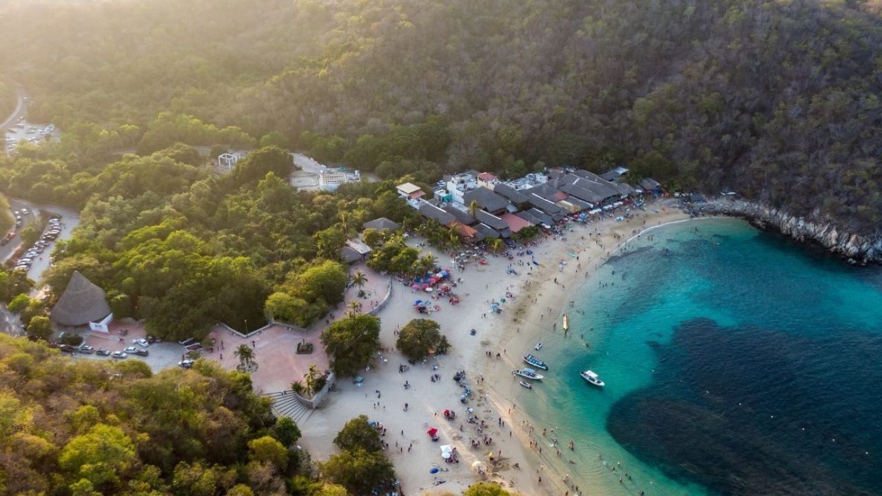 playas en Huatulco aguas tranquilas